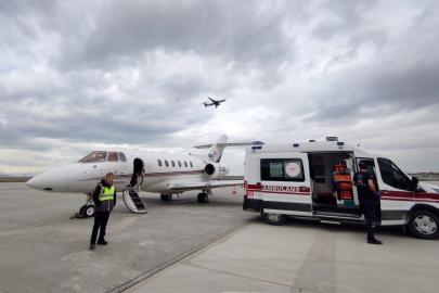 Van’da 2 günlük bebek için ambulans uçak havalandı