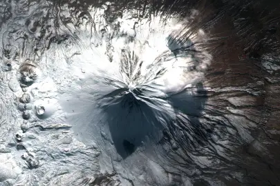 Zirveden uzaya... Ağrı Dağı’na gökyüzünden selam