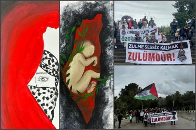 Çukurova Üniversitesi öğrencilerinden Gazze ve Sumud Filosu'na destek