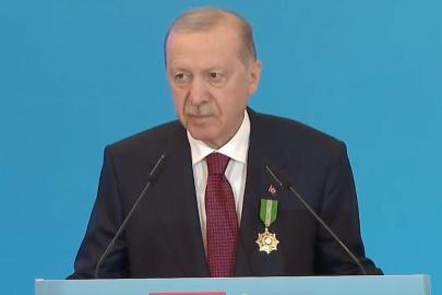 Cumhurbaşkanı Recep Tayyip Erdoğan konuşuyor