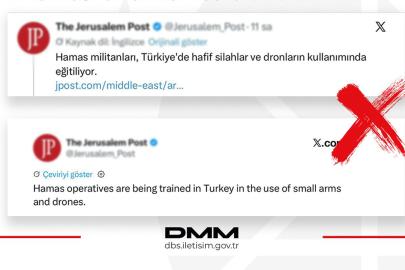 DMM’den "silah ve İHA eğitimi" iddialarına yalanlama