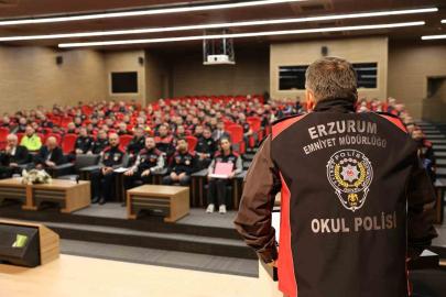 Erzurum Emniyeti’nde  "Okul Polisi" zirvesi