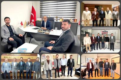 HÜDA PAR'dan Bursa'daki yerel ve ulusal medyaya ziyaret