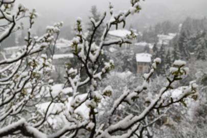Mayıs ayında şaşırtan tablo: Çamlıyayla’da kar