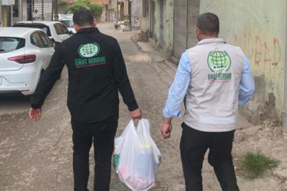 Şanlıurfa’da Umut Kervanı’ndan ihtiyaç sahibi ailelere destek