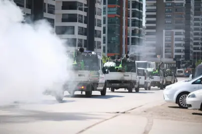 Ankara Keçiören'de 7/24 ilaçlama seferberliği