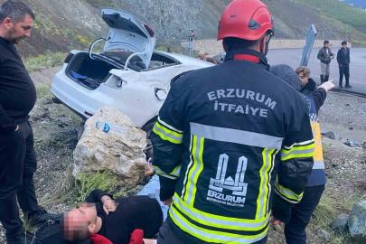 Erzurum’da trafik kazası: 4 yaralı