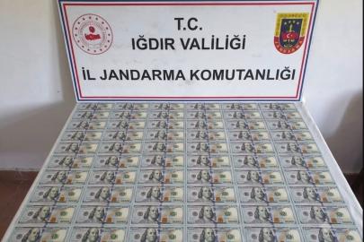 Iğdır’da 10 bin dolar değerinde sahte banknot ele geçirildi