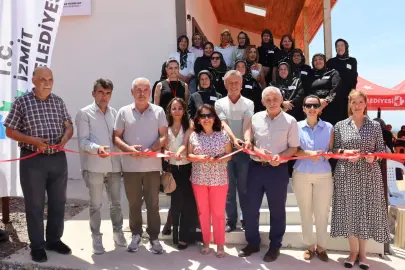 Koaceli'de İZMEK kursiyerlerinden el emeği sergi