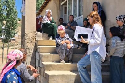 Yüksekova’da çiftçilere yönelik sağlık taraması ve brusella eğitimi verildi