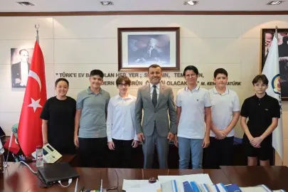 Denizli'de Başkan Çavuşoğlu LGS şampiyonlarını ağırladı