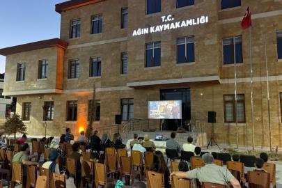 Elazığ’da açık hava sineması etkinliği