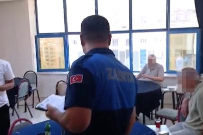 Kumar oynandığı tespit edilen ruhsatsız iş yeri mühürlendi
