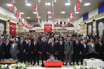 MHP Aşkale ilçe kongresi tamamlandı: Yeni Başkan Raci Gürcan Malli oldu