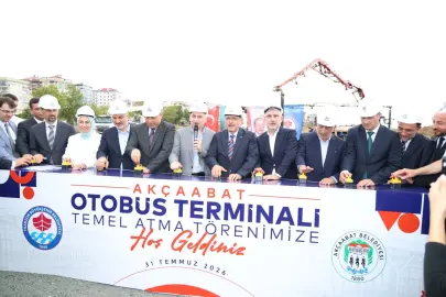 Akçaabat Otogarı'nın temeli atıldı
