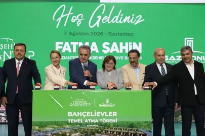 Gaziantep’te bin konut için anahtar teslimi yapıldı... 5 bin konutluk projeye temel