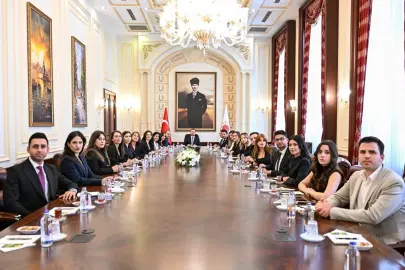 Bakan Gürlek adliye muhabirleriyle buluştu