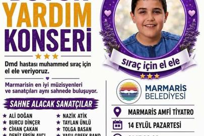 DMD'li Siraç için 'Büyük Yardım Konseri'