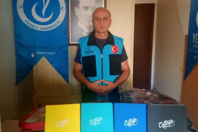 Edirne Yesevi Hareketi’nden öğrencilere çanta ve kırtasiye desteği