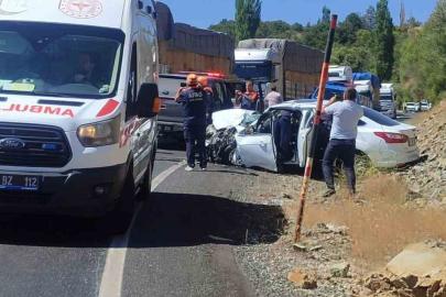 Elazığ’da trafik kazası: 1 yaralı