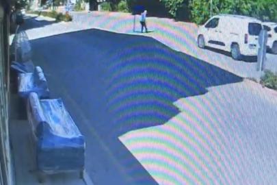 Elazığ’da yaşlı adamın hayatını kaybettiği kaza anı kameralara yansıdı