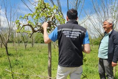 Erzincan’da çiftçilere sahada teknik destek