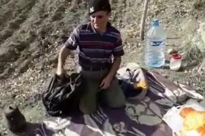 Fenomen çobanın gülümseten kahvaltı hazırlığı