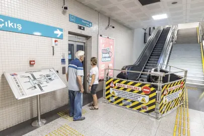 İzmir Metro’nun yürüyen merdiven ve asansörlerine yakın takip