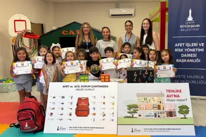 İzmir’de çocuklara afet farkındalık eğitimi