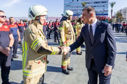 İzmir’de İtfaiyecilik Haftası kutlandı
