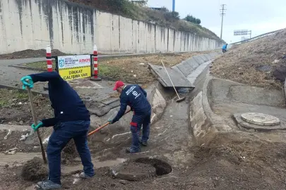 Kocaeli’de yağışa karşı hızlı ve yoğun mesai