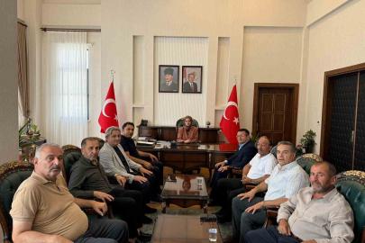 Kuluncak Belediye Başkanı Cengiz’den Kaymakam Bayguş’a ziyaret