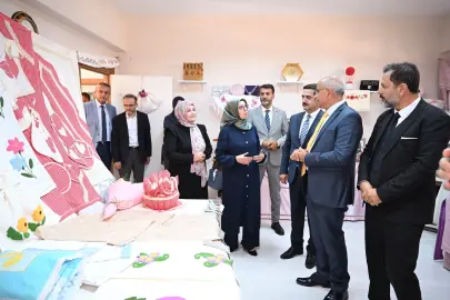 Malatya'da üreten kadınlar el emeği sergisinde yeni müjde