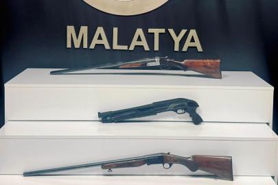 Malatya’da yasa dışı silah ticareti operasyonu: 3 gözaltı