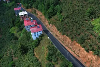 Ordu Mesudiye’de yol çalışmaları tamamlandı
